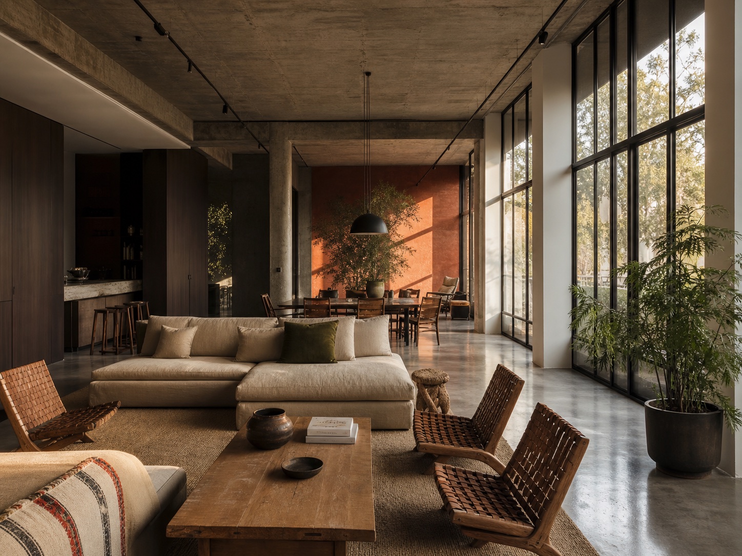 AI-generated Mexico City concept for a loft.